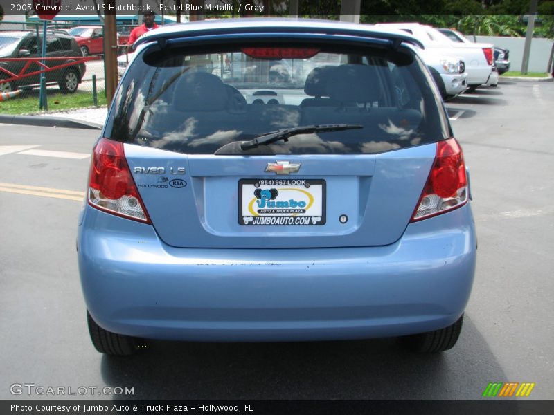 Pastel Blue Metallic / Gray 2005 Chevrolet Aveo LS Hatchback