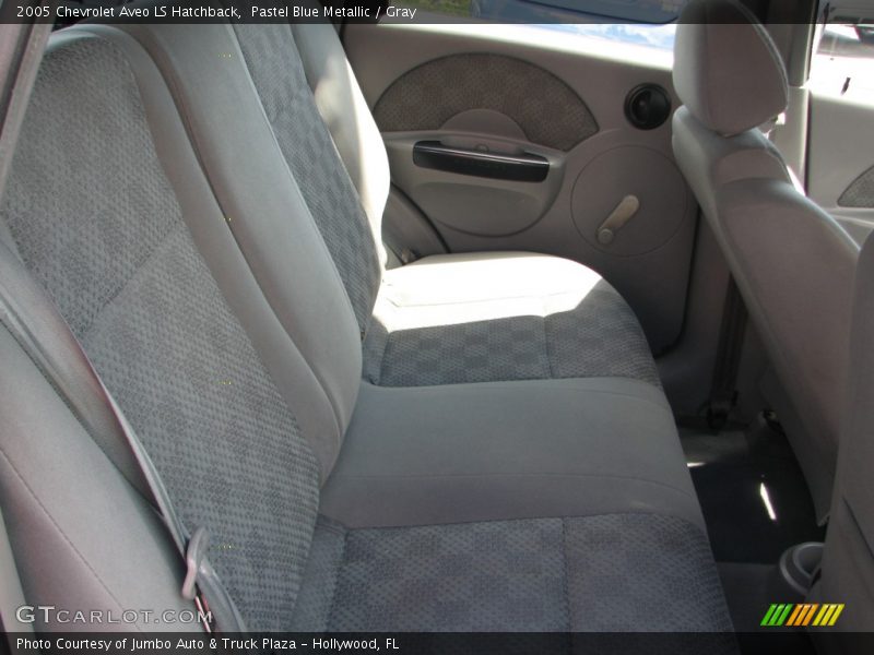 Pastel Blue Metallic / Gray 2005 Chevrolet Aveo LS Hatchback