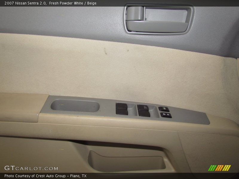 Fresh Powder White / Beige 2007 Nissan Sentra 2.0