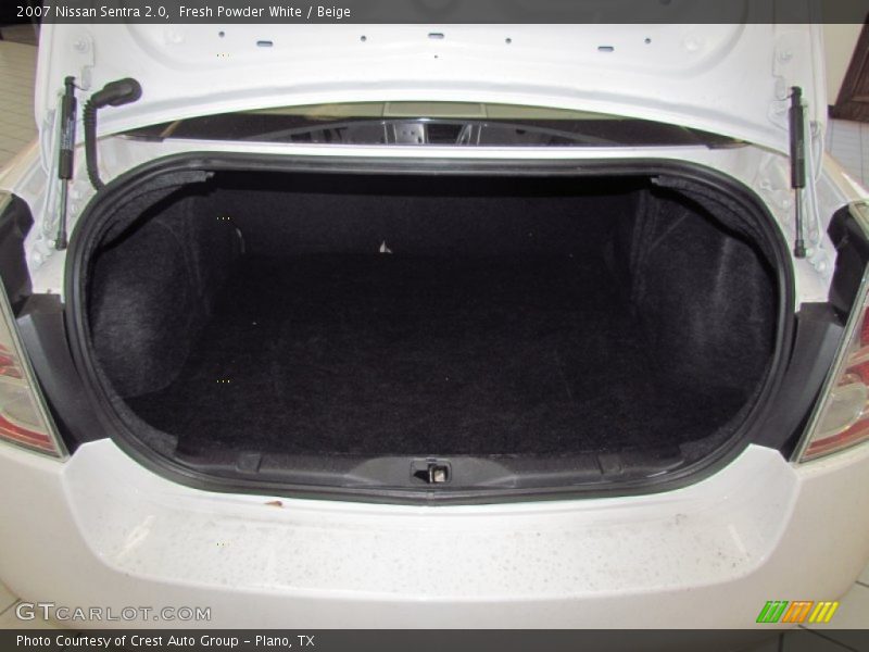 Fresh Powder White / Beige 2007 Nissan Sentra 2.0