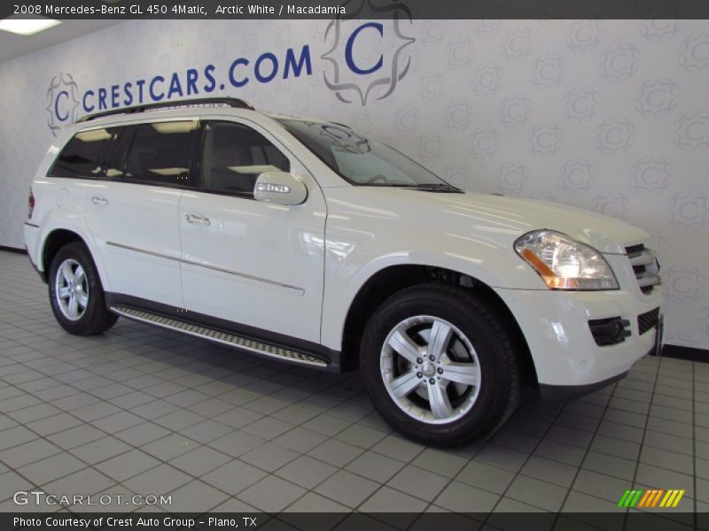 Arctic White / Macadamia 2008 Mercedes-Benz GL 450 4Matic