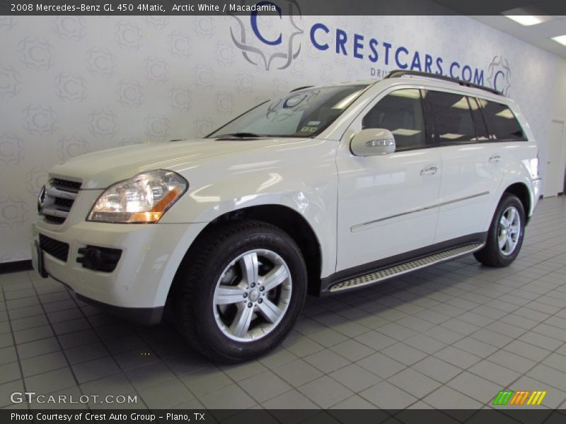 Arctic White / Macadamia 2008 Mercedes-Benz GL 450 4Matic