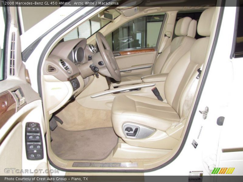 Arctic White / Macadamia 2008 Mercedes-Benz GL 450 4Matic