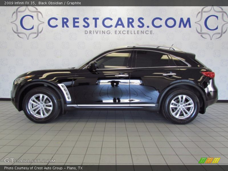 Black Obsidian / Graphite 2009 Infiniti FX 35