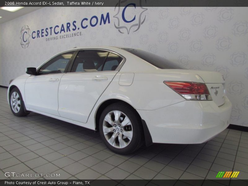 Taffeta White / Ivory 2008 Honda Accord EX-L Sedan