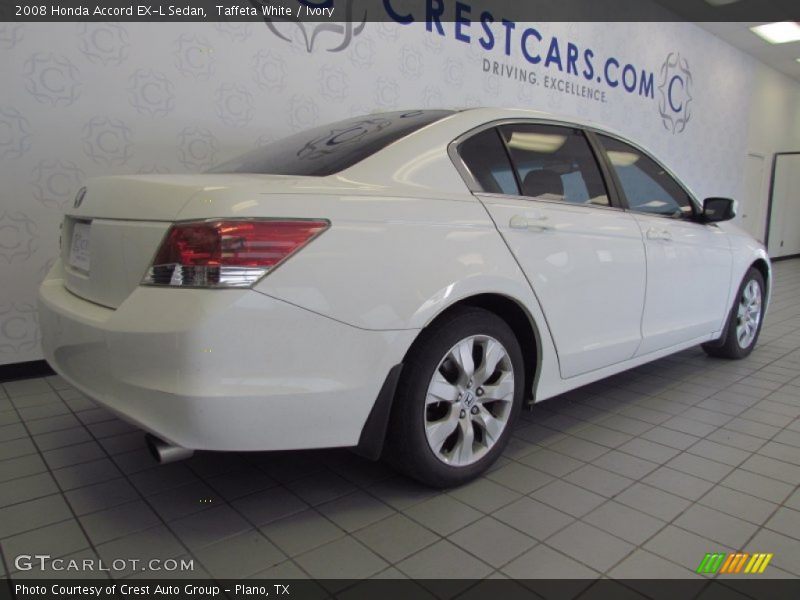 Taffeta White / Ivory 2008 Honda Accord EX-L Sedan