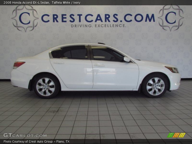 Taffeta White / Ivory 2008 Honda Accord EX-L Sedan