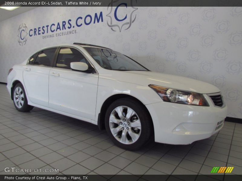 Taffeta White / Ivory 2008 Honda Accord EX-L Sedan