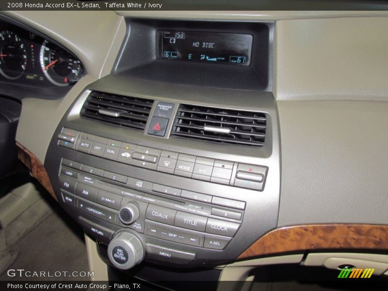 Taffeta White / Ivory 2008 Honda Accord EX-L Sedan