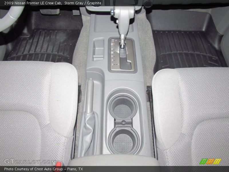 Storm Gray / Graphite 2009 Nissan Frontier LE Crew Cab