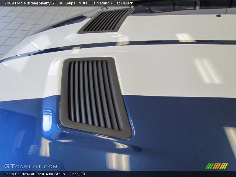 Vista Blue Metallic / Black/Black 2009 Ford Mustang Shelby GT500 Coupe