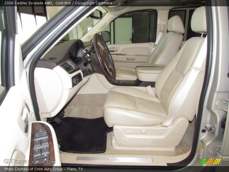 Gold Mist / Cocoa/Light Cashmere 2008 Cadillac Escalade AWD