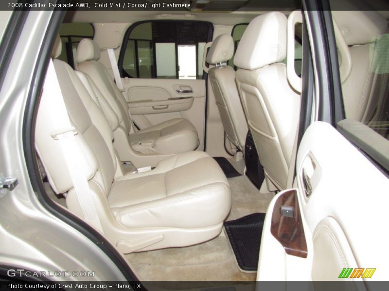 Gold Mist / Cocoa/Light Cashmere 2008 Cadillac Escalade AWD