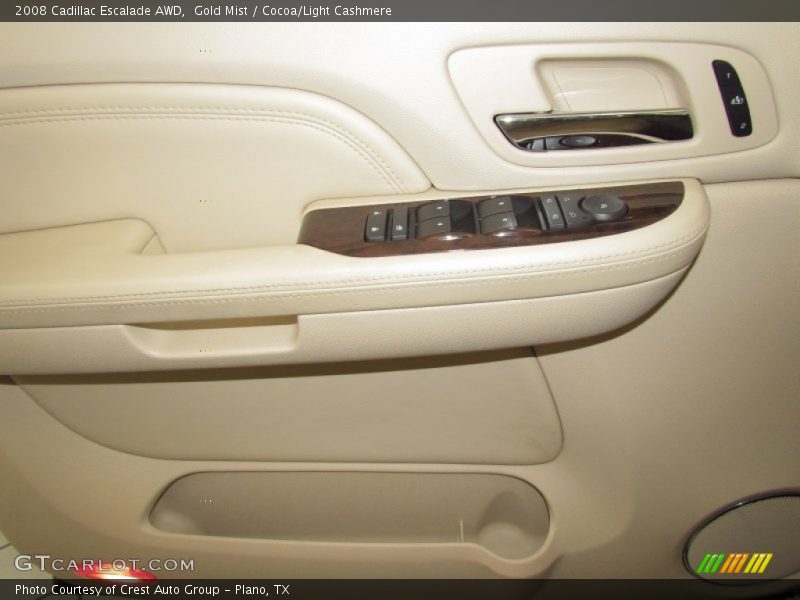 Gold Mist / Cocoa/Light Cashmere 2008 Cadillac Escalade AWD