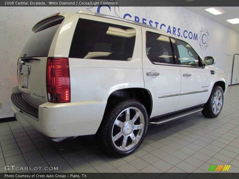 White Diamond / Cocoa/Light Cashmere 2008 Cadillac Escalade