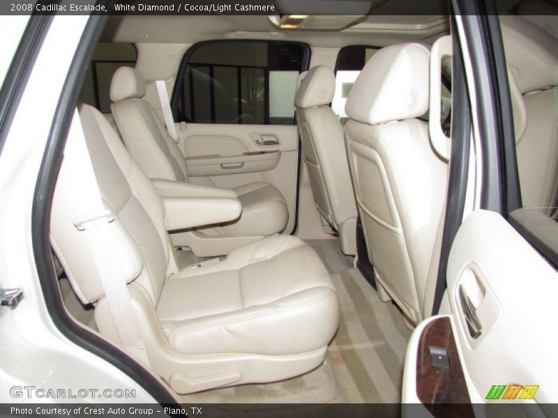 White Diamond / Cocoa/Light Cashmere 2008 Cadillac Escalade