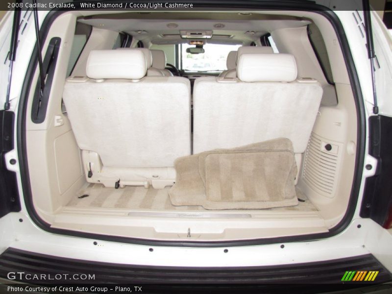 White Diamond / Cocoa/Light Cashmere 2008 Cadillac Escalade