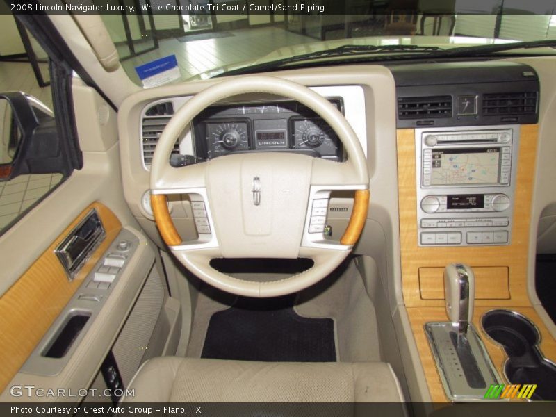 White Chocolate Tri Coat / Camel/Sand Piping 2008 Lincoln Navigator Luxury
