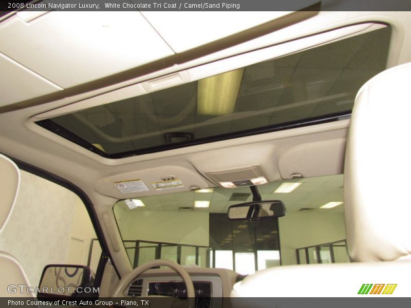 White Chocolate Tri Coat / Camel/Sand Piping 2008 Lincoln Navigator Luxury