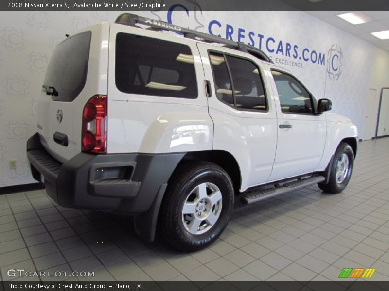 Avalanche White / Steel/Graphite 2008 Nissan Xterra S