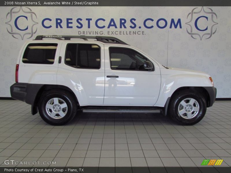 Avalanche White / Steel/Graphite 2008 Nissan Xterra S