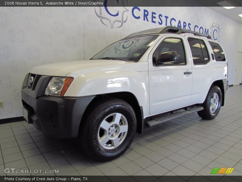 Avalanche White / Steel/Graphite 2008 Nissan Xterra S