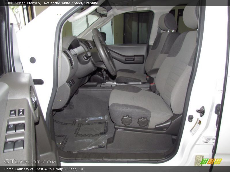 Avalanche White / Steel/Graphite 2008 Nissan Xterra S
