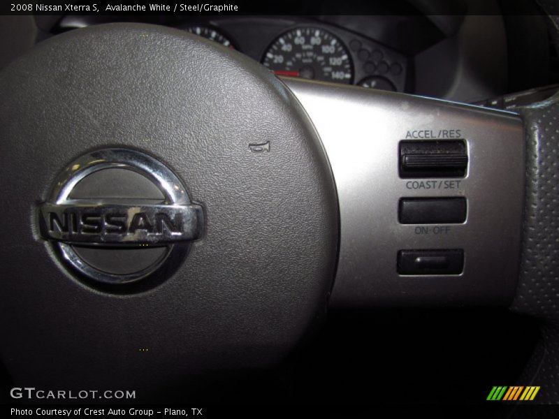 Avalanche White / Steel/Graphite 2008 Nissan Xterra S