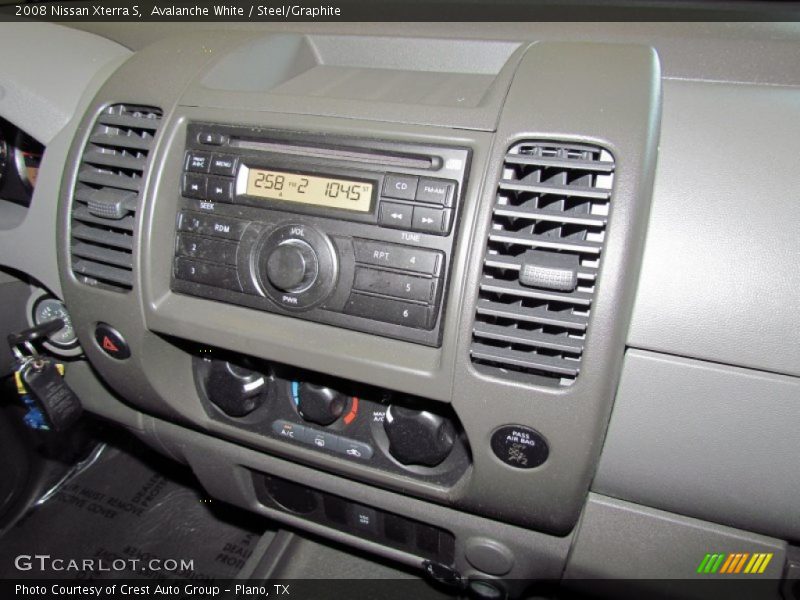 Avalanche White / Steel/Graphite 2008 Nissan Xterra S
