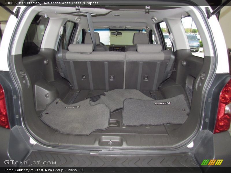 Avalanche White / Steel/Graphite 2008 Nissan Xterra S