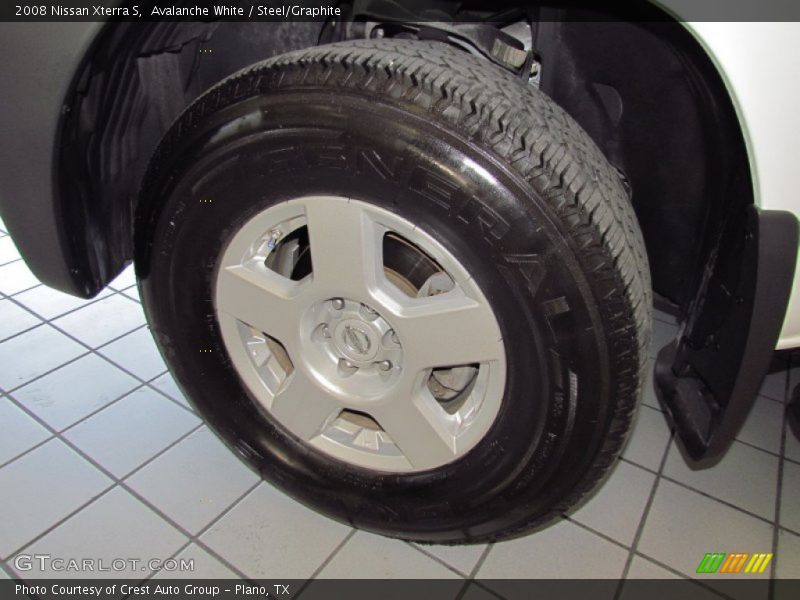 Avalanche White / Steel/Graphite 2008 Nissan Xterra S
