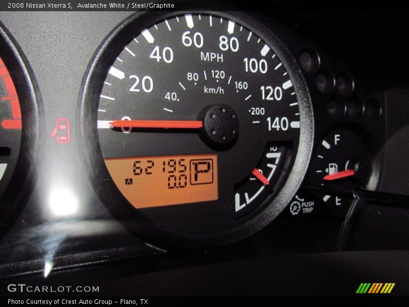 Avalanche White / Steel/Graphite 2008 Nissan Xterra S