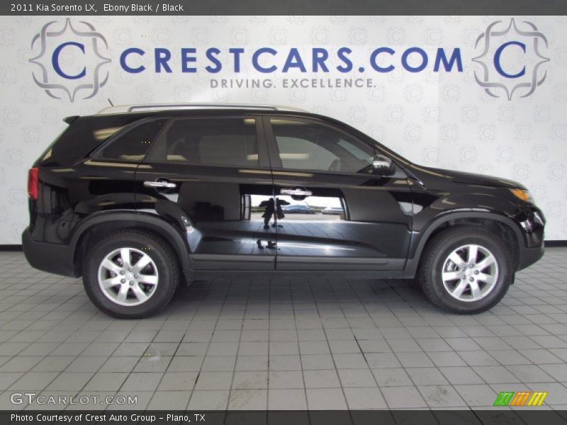 Ebony Black / Black 2011 Kia Sorento LX