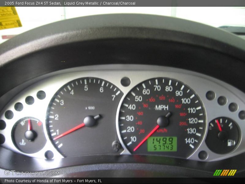 Liquid Grey Metallic / Charcoal/Charcoal 2005 Ford Focus ZX4 ST Sedan