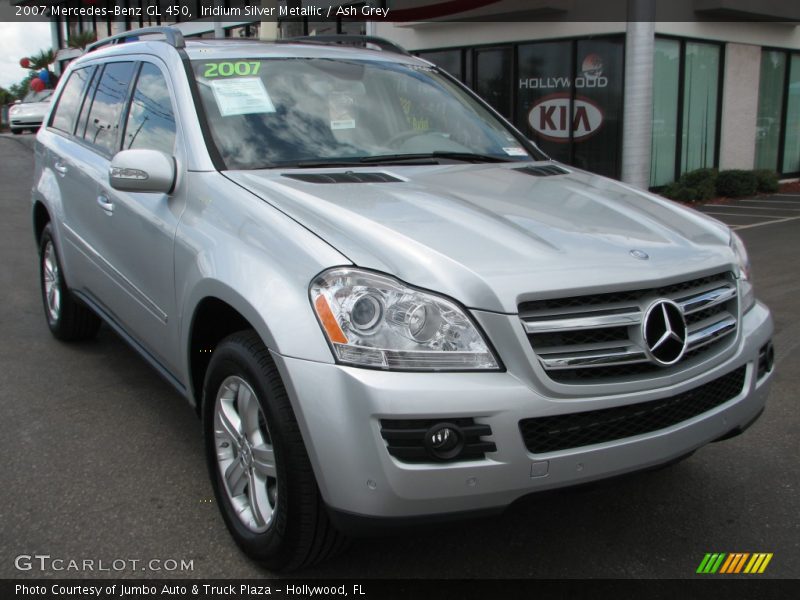 Iridium Silver Metallic / Ash Grey 2007 Mercedes-Benz GL 450