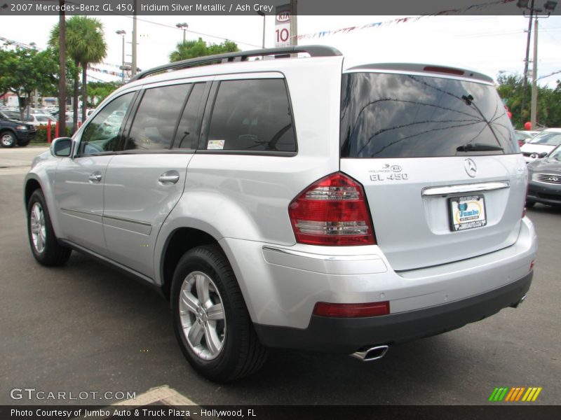 Iridium Silver Metallic / Ash Grey 2007 Mercedes-Benz GL 450