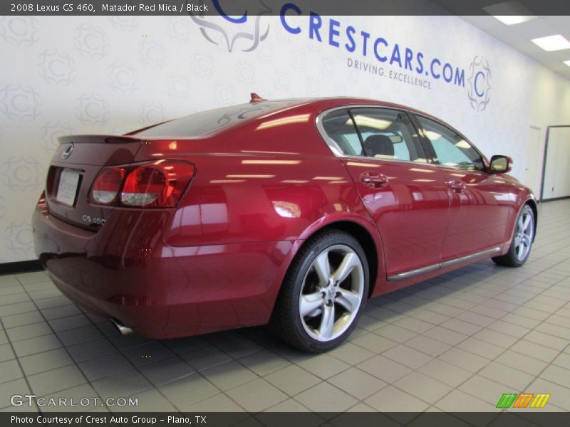 Matador Red Mica / Black 2008 Lexus GS 460