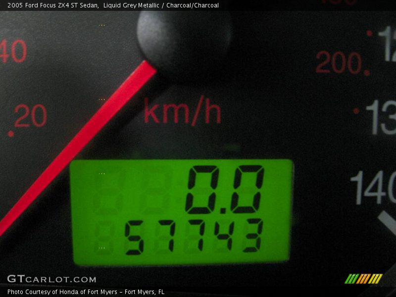 Liquid Grey Metallic / Charcoal/Charcoal 2005 Ford Focus ZX4 ST Sedan