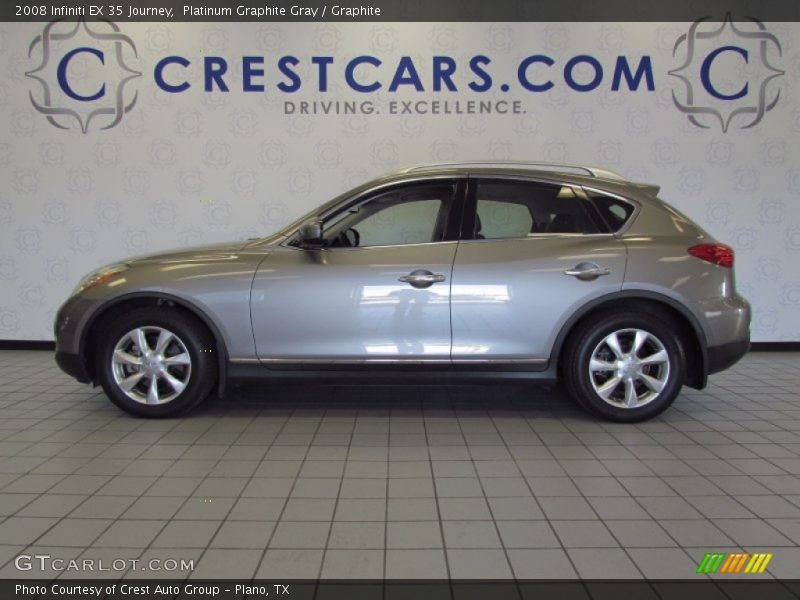 Platinum Graphite Gray / Graphite 2008 Infiniti EX 35 Journey