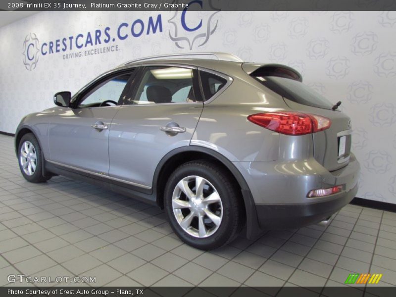 Platinum Graphite Gray / Graphite 2008 Infiniti EX 35 Journey