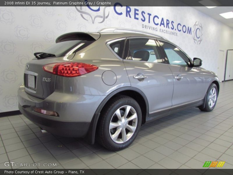Platinum Graphite Gray / Graphite 2008 Infiniti EX 35 Journey