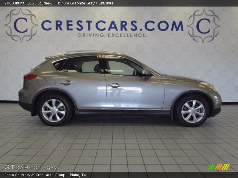 Platinum Graphite Gray / Graphite 2008 Infiniti EX 35 Journey