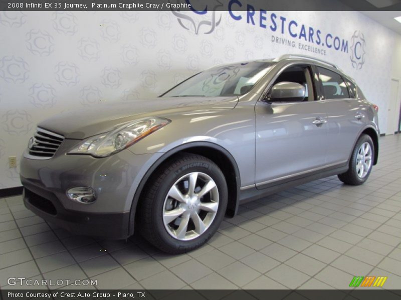 Platinum Graphite Gray / Graphite 2008 Infiniti EX 35 Journey