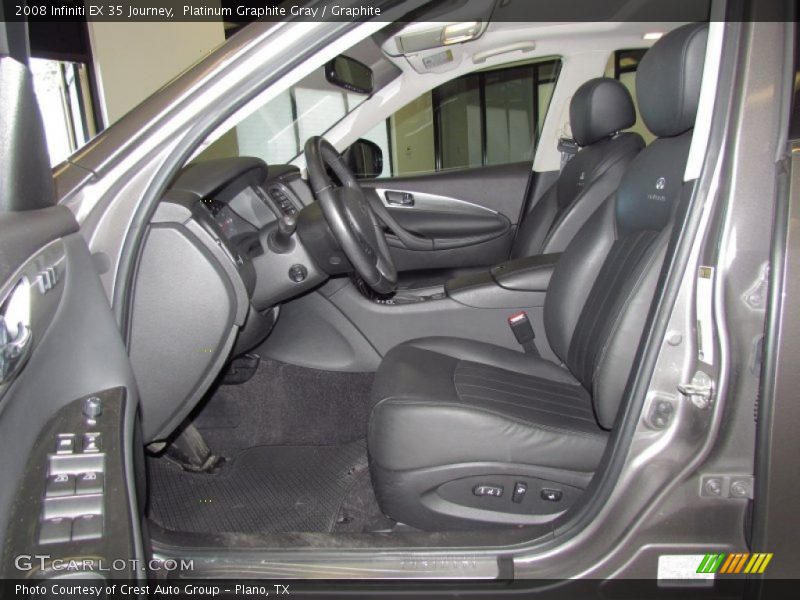 Platinum Graphite Gray / Graphite 2008 Infiniti EX 35 Journey