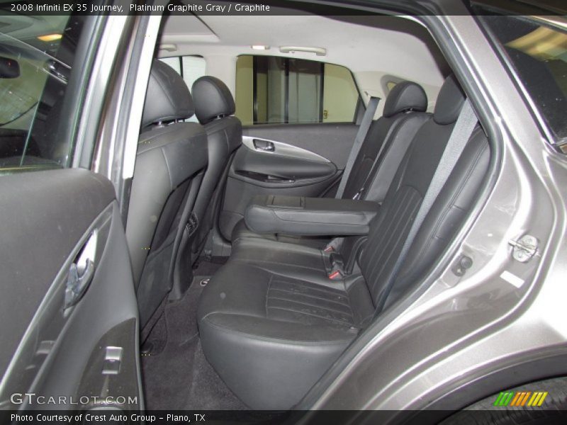 Platinum Graphite Gray / Graphite 2008 Infiniti EX 35 Journey