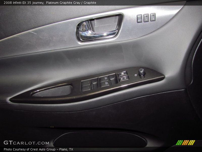 Platinum Graphite Gray / Graphite 2008 Infiniti EX 35 Journey