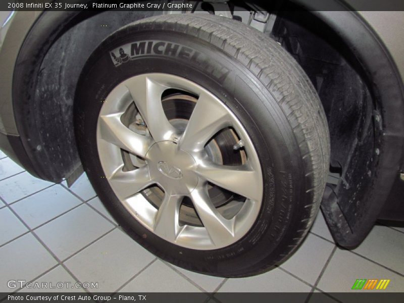 Platinum Graphite Gray / Graphite 2008 Infiniti EX 35 Journey