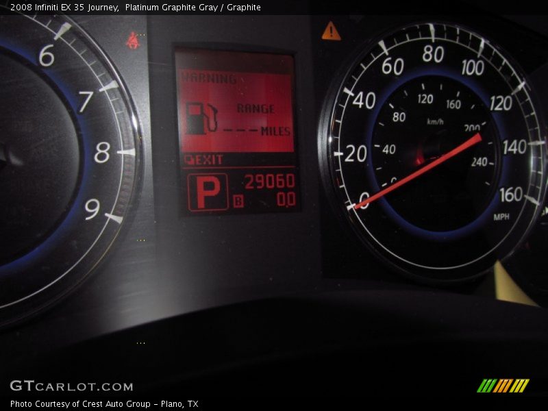 Platinum Graphite Gray / Graphite 2008 Infiniti EX 35 Journey