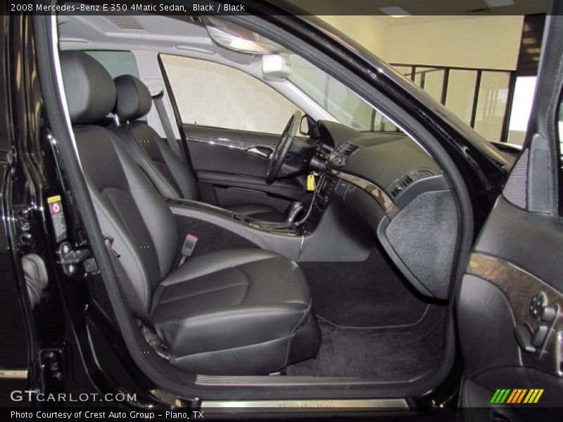 Black / Black 2008 Mercedes-Benz E 350 4Matic Sedan