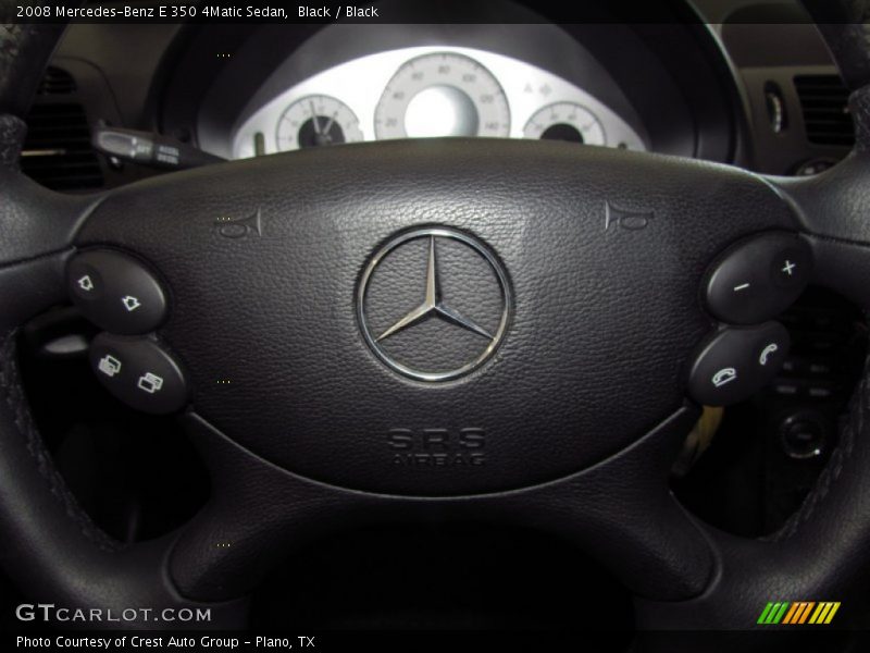 Black / Black 2008 Mercedes-Benz E 350 4Matic Sedan